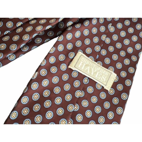 Christopher Hayes Silk Tie Excellent Condition - Picture 2 of 2